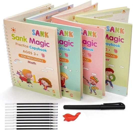 Sank Magic Book (Pack of 4) – Fun, Reusable Learning for Kids!