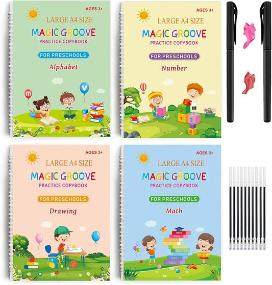 Sank Magic Book (Pack of 4) – Fun, Reusable Learning for Kids!