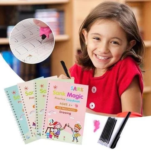Sank Magic Book (Pack of 4) – Fun, Reusable Learning for Kids!